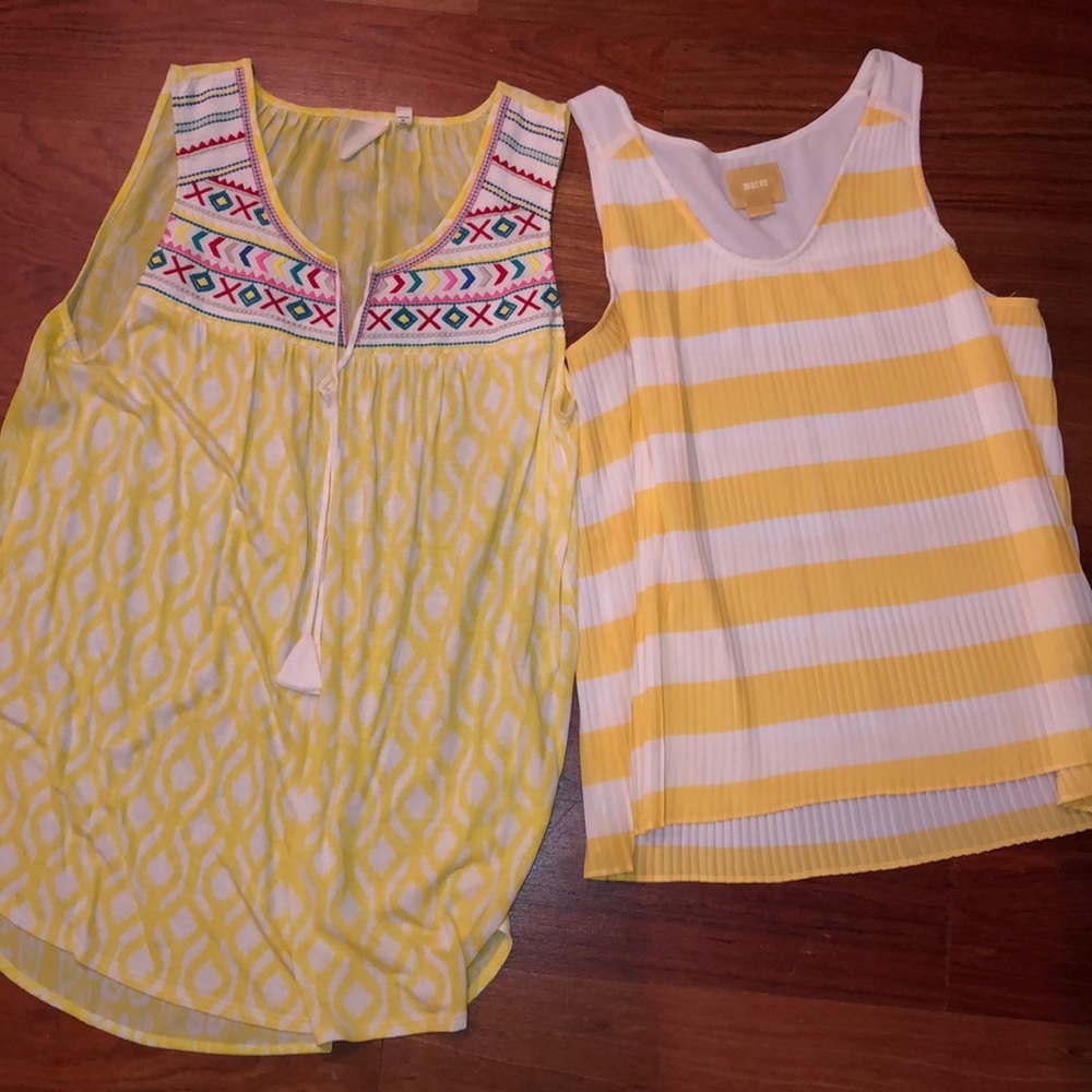 Anthropologie shirt bundle Maeve/one September